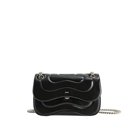 Tina Quilted Chain Crossbody - Black :> - Picture 1 of 6